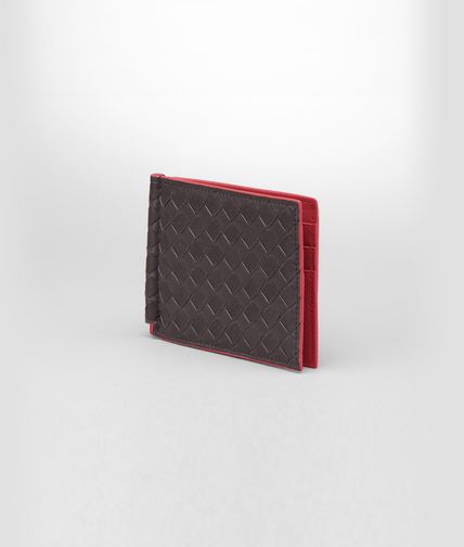 BOTTEGA VENETA - Moro Fraise Intrecciato Washed Vintage Wallet