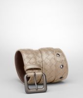 Bottega Veneta® Gürtel aus VN-Leder Intrecciato Walnut Bottega Veneta® Gürtel aus VN-Leder Intrecciato Walnut