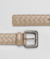 Bottega Veneta® Gürtel aus VN-Leder Intrecciato Walnut Bottega Veneta® Gürtel aus VN-Leder Intrecciato Walnut