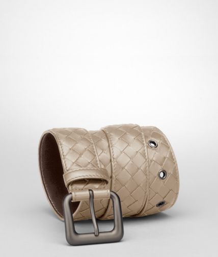 BOTTEGA VENETA - Walnut Intrecciato VN Belt