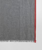 Bottega Veneta® Anthracite Red Cashmere Silk Scarf Bottega Veneta® Anthracite Red Cashmere Silk Scarf