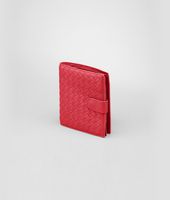 Bottega Veneta® Fraise Intrecciato Nappa French Flap Wallet Bottega Veneta® Fraise Intrecciato Nappa French Flap Wallet