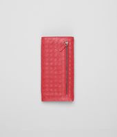 Bottega Veneta® Fraise Intrecciato Washed Lambskin Continental Wallet Bottega Veneta® Fraise Intrecciato Washed Lambskin Continental Wallet