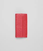 Bottega Veneta® Fraise Intrecciato Washed Lambskin Continental Wallet Bottega Veneta® Fraise Intrecciato Washed Lambskin Continental Wallet