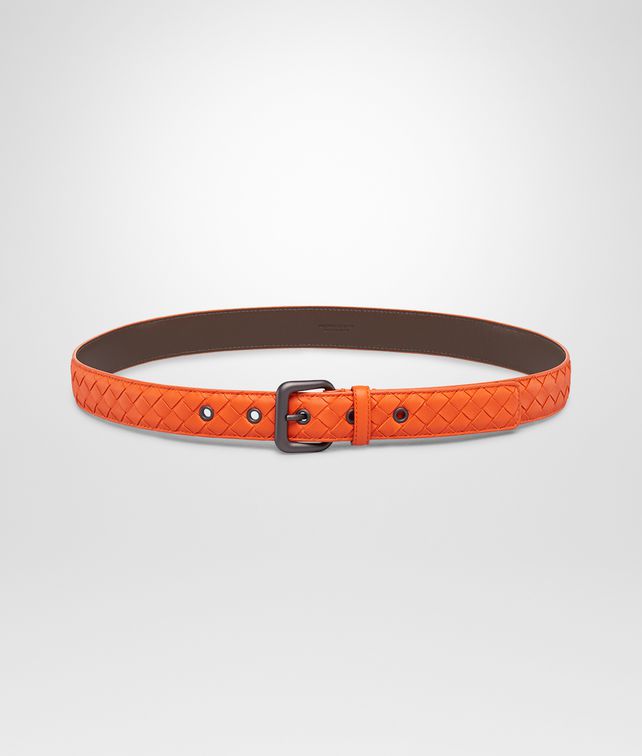 BOTTEGA VENETA Tangerine Intrecciato Nappa Belt Belt D fp
