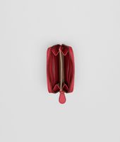 Bottega Veneta® Fraise Intrecciato Nappa Coin Purse Bottega Veneta® Fraise Intrecciato Nappa Coin Purse