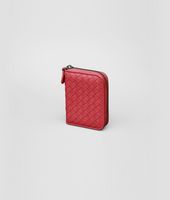 Bottega Veneta® Fraise Intrecciato Nappa Coin Purse Bottega Veneta® Fraise Intrecciato Nappa Coin Purse