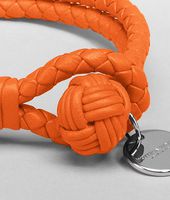 Bottega Veneta® Tangerine Intrecciato Nappa Bracelet Bottega Veneta® Tangerine Intrecciato Nappa Bracelet