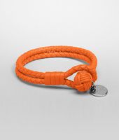 Bottega Veneta® Tangerine Intrecciato Nappa Bracelet Bottega Veneta® Tangerine Intrecciato Nappa Bracelet
