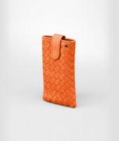Bottega Veneta® Tangerine Intrecciato Nappa iPhone Case Bottega Veneta® Tangerine Intrecciato Nappa iPhone Case