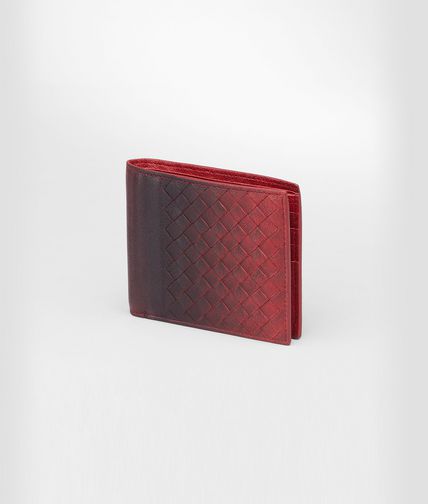 BOTTEGA VENETA - Fraise Intreccio Match Fumé Wallet