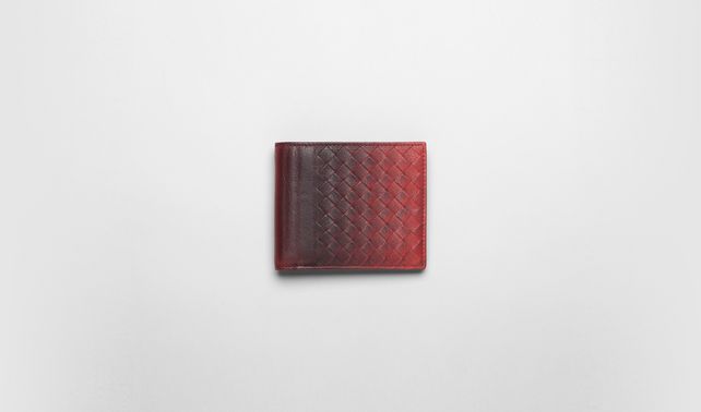 BOTTEGA VENETA - Fraise Intreccio Match Fumé Wallet