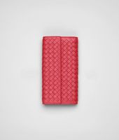 Bottega Veneta® Fraise Intrecciato Nappa Continental Wallet Bottega Veneta® Fraise Intrecciato Nappa Continental Wallet