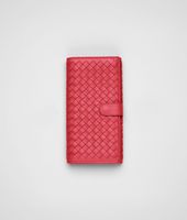 Bottega Veneta® Fraise Intrecciato Nappa Continental Wallet Bottega Veneta® Fraise Intrecciato Nappa Continental Wallet