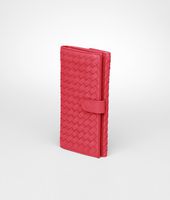 Bottega Veneta® Fraise Intrecciato Nappa Continental Wallet Bottega Veneta® Fraise Intrecciato Nappa Continental Wallet