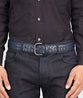 Bottega Veneta® Light Tourmaline Intrecciato VN Belt Bottega Veneta® Light Tourmaline Intrecciato VN Belt