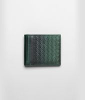 Bottega Veneta® Portemonnaie aus Intreccio Match Fumé Menthe Bottega Veneta® Portemonnaie aus Intreccio Match Fumé Menthe