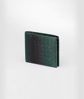 Bottega Veneta® Portemonnaie aus Intreccio Match Fumé Menthe Bottega Veneta® Portemonnaie aus Intreccio Match Fumé Menthe