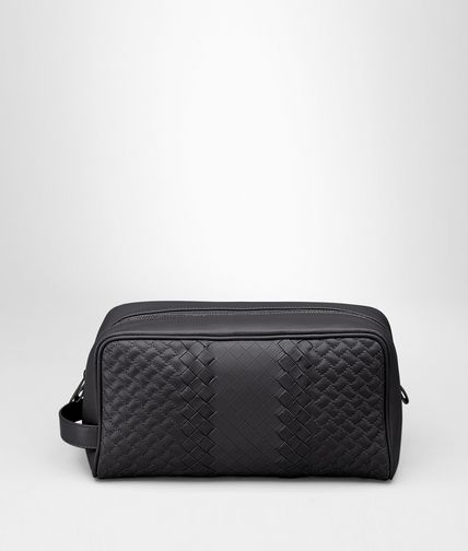BOTTEGA VENETA - Nero Intreccio Imperatore Toiletry Case