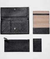 Bottega Veneta® Nero Intrecciato Washed Lambskin Document Case Bottega Veneta® Nero Intrecciato Washed Lambskin Document Case