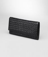 Bottega Veneta® Nero Intrecciato Washed Lambskin Document Case Bottega Veneta® Nero Intrecciato Washed Lambskin Document Case