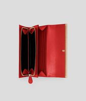 Bottega Veneta® New Red Micropolo Continental Wallet Bottega Veneta® New Red Micropolo Continental Wallet