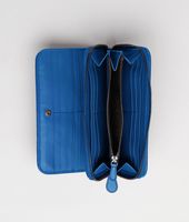 Bottega Veneta® Électrique Intrecciato Nappa Zip Around Wallet Bottega Veneta® Électrique Intrecciato Nappa Zip Around Wallet