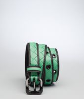 Bottega Veneta® Trèfle Intrecciato Nappa Glass Belt Bottega Veneta® Trèfle Intrecciato Nappa Glass Belt
