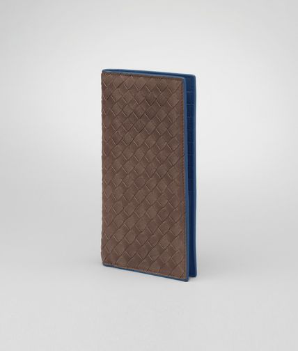BOTTEGA VENETA - Edoardo Électrique Intrecciato Washed Vintage Continental Wallet