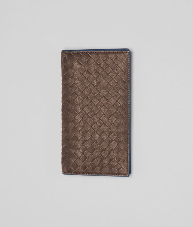BOTTEGA VENETA Edoardo Électrique Intrecciato Washed Vintage Continental Wallet Continental Wallet U fp
