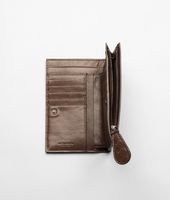 Bottega Veneta® Edoardo Walnut Madras Sfumato Continental Wallet Bottega Veneta® Edoardo Walnut Madras Sfumato Continental Wallet