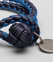 Bottega Veneta® Tourmaline Électrique Intrecciato Nappa Bracelet Bottega Veneta® Tourmaline Électrique Intrecciato Nappa Bracelet