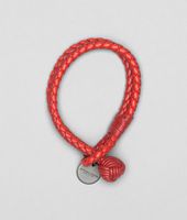 Bottega Veneta® Fraise New Red Intrecciato Nappa Bracelet Bottega Veneta® Fraise New Red Intrecciato Nappa Bracelet