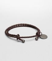 Bottega Veneta® Ebano Intrecciato Nappa Bracelet Bottega Veneta® Ebano Intrecciato Nappa Bracelet