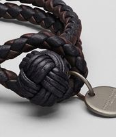 Bottega Veneta® Nero Ebano Intrecciato Nappa Bracelet Bottega Veneta® Nero Ebano Intrecciato Nappa Bracelet