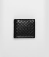 Bottega Veneta® Nero Intreccio Scolpito Spazzolato Wallet Bottega Veneta® Nero Intreccio Scolpito Spazzolato Wallet