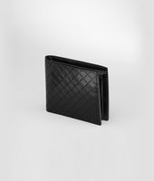 Bottega Veneta® Nero Intreccio Scolpito Spazzolato Wallet Bottega Veneta® Nero Intreccio Scolpito Spazzolato Wallet
