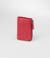 Bottega Veneta® Fraise Intrecciato Washed Lambskin Key Case Bottega Veneta® Fraise Intrecciato Washed Lambskin Key Case