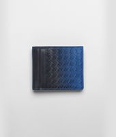 Bottega Veneta® Électrique Intreccio Match Fumé Wallet Bottega Veneta® Électrique Intreccio Match Fumé Wallet