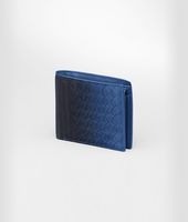Bottega Veneta® Électrique Intreccio Match Fumé Wallet Bottega Veneta® Électrique Intreccio Match Fumé Wallet
