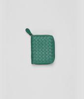 Bottega Veneta® Menthe Intrecciato Nappa Coin Purse Bottega Veneta® Menthe Intrecciato Nappa Coin Purse