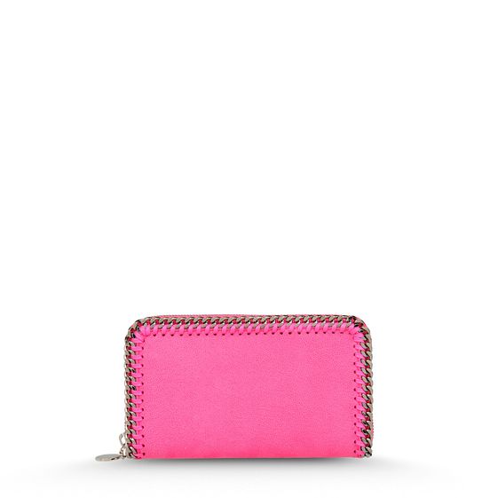 Stella McCartney, Portefeuille zippé Falabella en Shaggy Deer