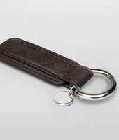 Bottega Veneta® Ebano Intrecciato Nappa Key Ring Bottega Veneta® Ebano Intrecciato Nappa Key Ring