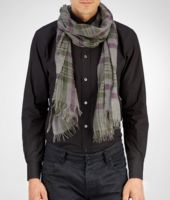 Bottega Veneta® GREY GREEN CASHEMERE SILK SCARF Bottega Veneta® GREY GREEN CASHEMERE SILK SCARF