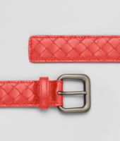 Bottega Veneta® New Red Intrecciato VN Belt Bottega Veneta® New Red Intrecciato VN Belt