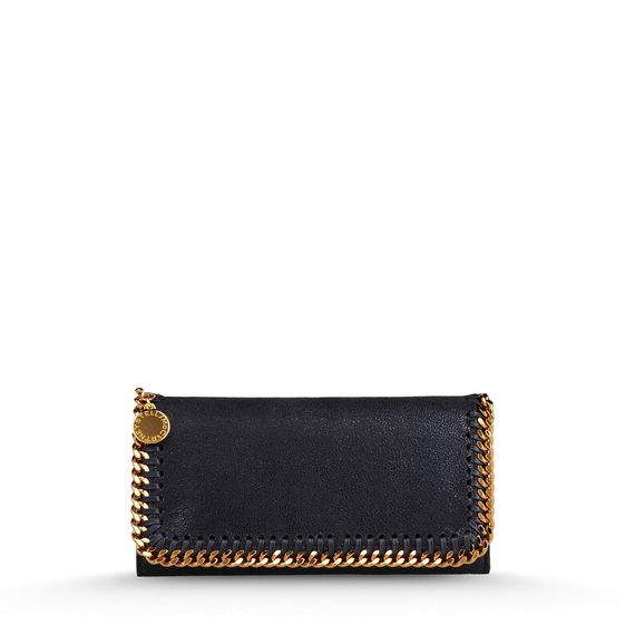 Stella McCartney, Falabella Shaggy Deer Flap Wallet