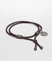 Bottega Veneta® Ebano Intrecciato Nappa Bracelet Bottega Veneta® Ebano Intrecciato Nappa Bracelet