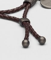 Bottega Veneta® Armband aus Nappaleder Intrecciato Ebano Bottega Veneta® Armband aus Nappaleder Intrecciato Ebano