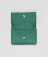 Bottega Veneta® Menthe Intrecciato Nappa Card Case Bottega Veneta® Menthe Intrecciato Nappa Card Case