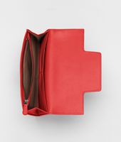 Bottega Veneta® New Red Intrecciato Nappa Continental Wallet Bottega Veneta® New Red Intrecciato Nappa Continental Wallet
